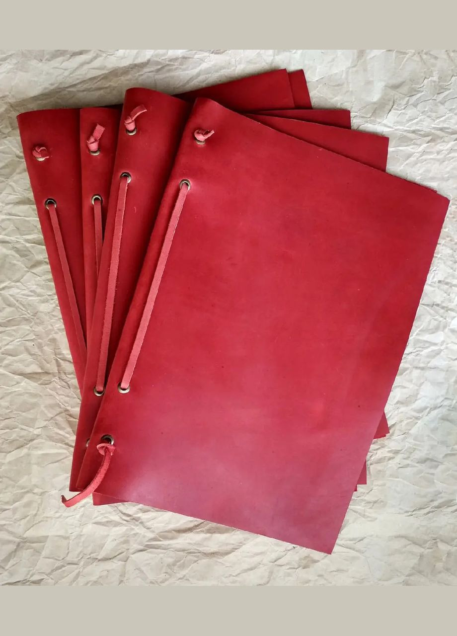 Кожаная обложка для меня кафе, ресторана, кожа Crazy Horse, размер А4, оранжевая No Brand (326794501)