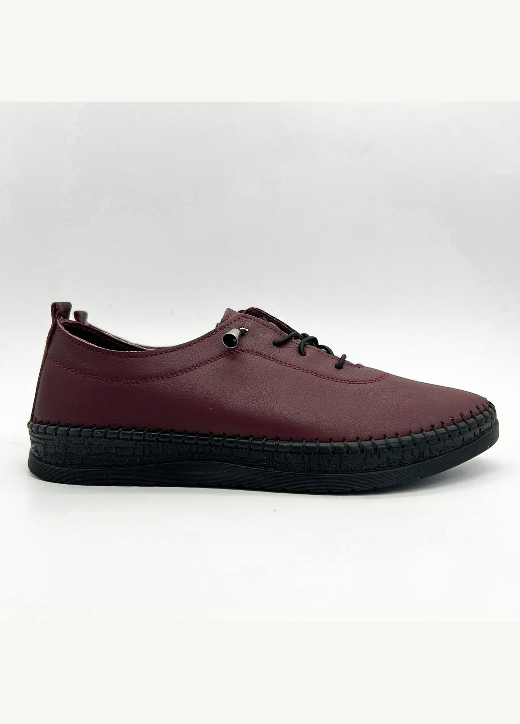 Бордовые мокасины (р) кожа 0-1-1-102-0 Allist