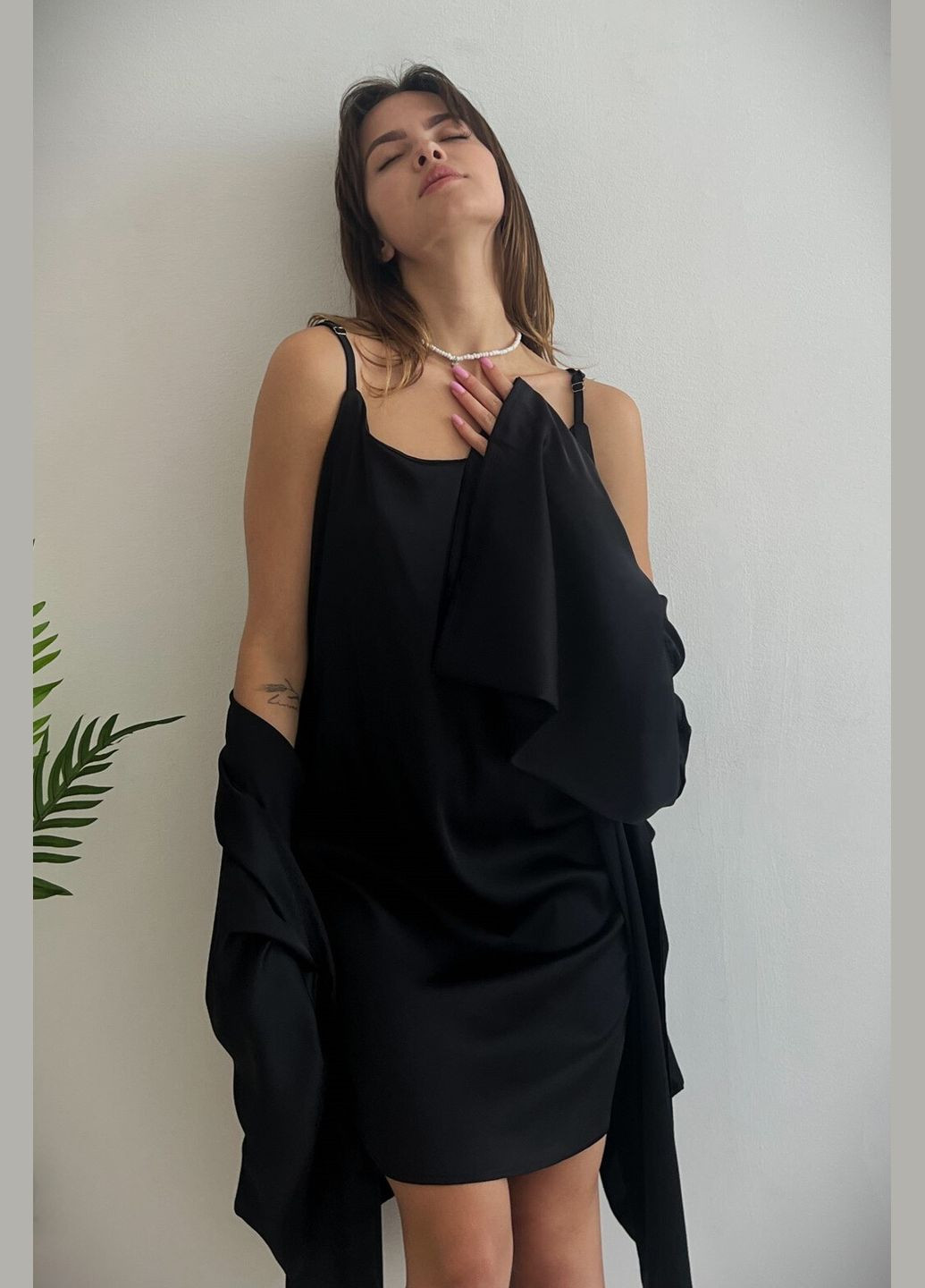 Сорочка з халатом "Дотик" Without (316302611)