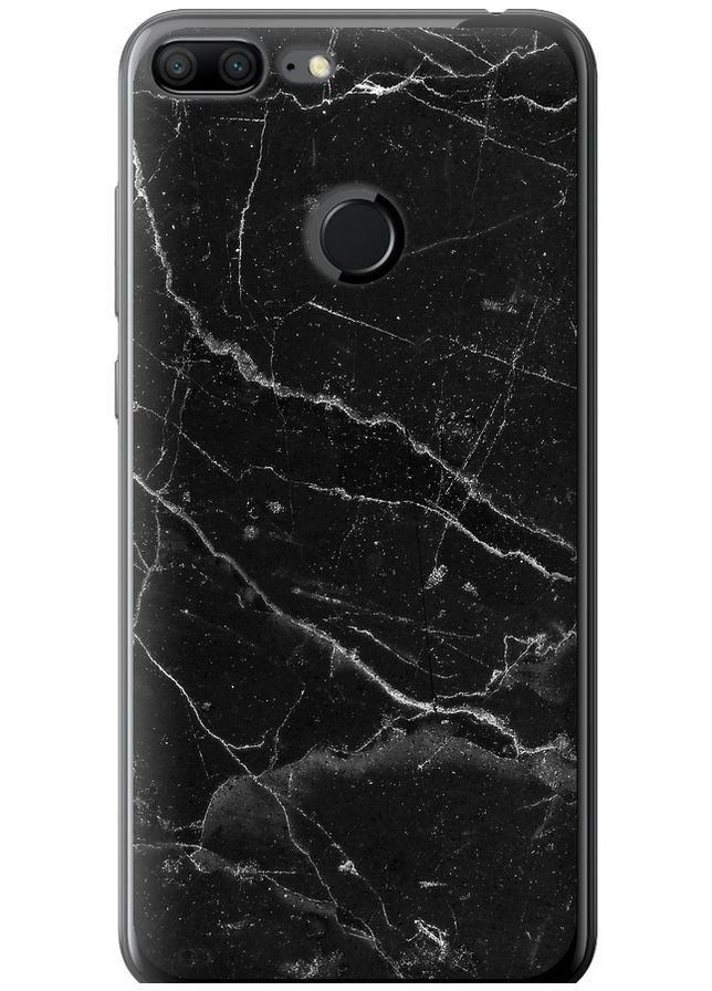 2D пластиковый чехол 'Черный мрамор v2' для Endorphone Huawei Honor 9 Lite (316647188)