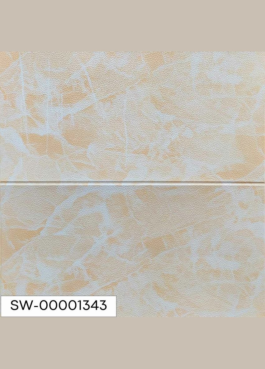 Самоклеюча 3D панель персиковий мармур 700х700х4мм SW00001343 Sticker Wall (278314373)