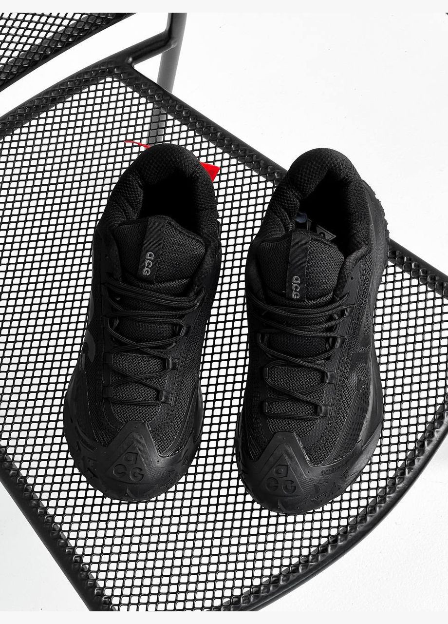 Чорні всесезон кросівки Vakko Nike ACG Mountain Fly 2 Gore-Tex Total Black
