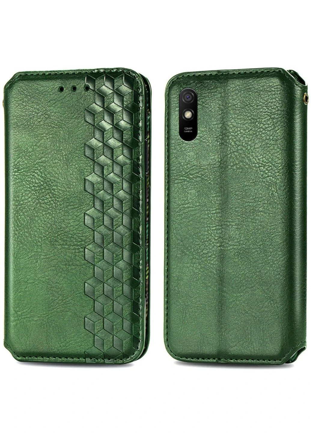 Шкіряний чохол-книжка Cubic для Xiaomi Redmi 9A Getman (383817741)