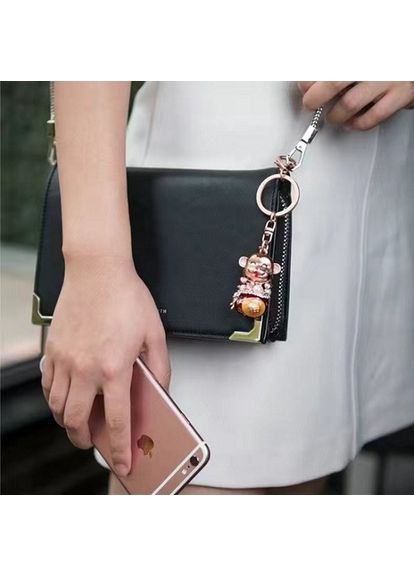 Креативный модный брелок подвеска в виде Мышка с кристаллами No Brand (294721238)