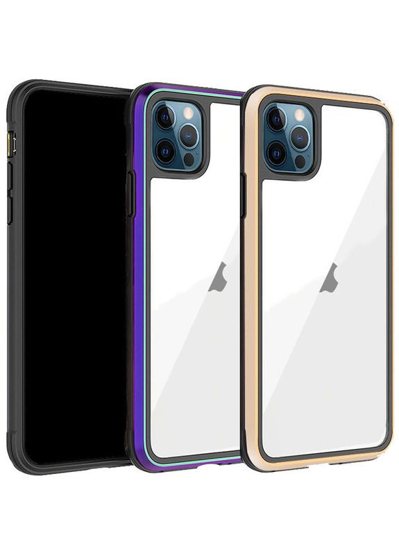 Чохол на Apple iPhone 13 Pro / для айфон 13 про з кольоровими бортами K-Doo (338613262)