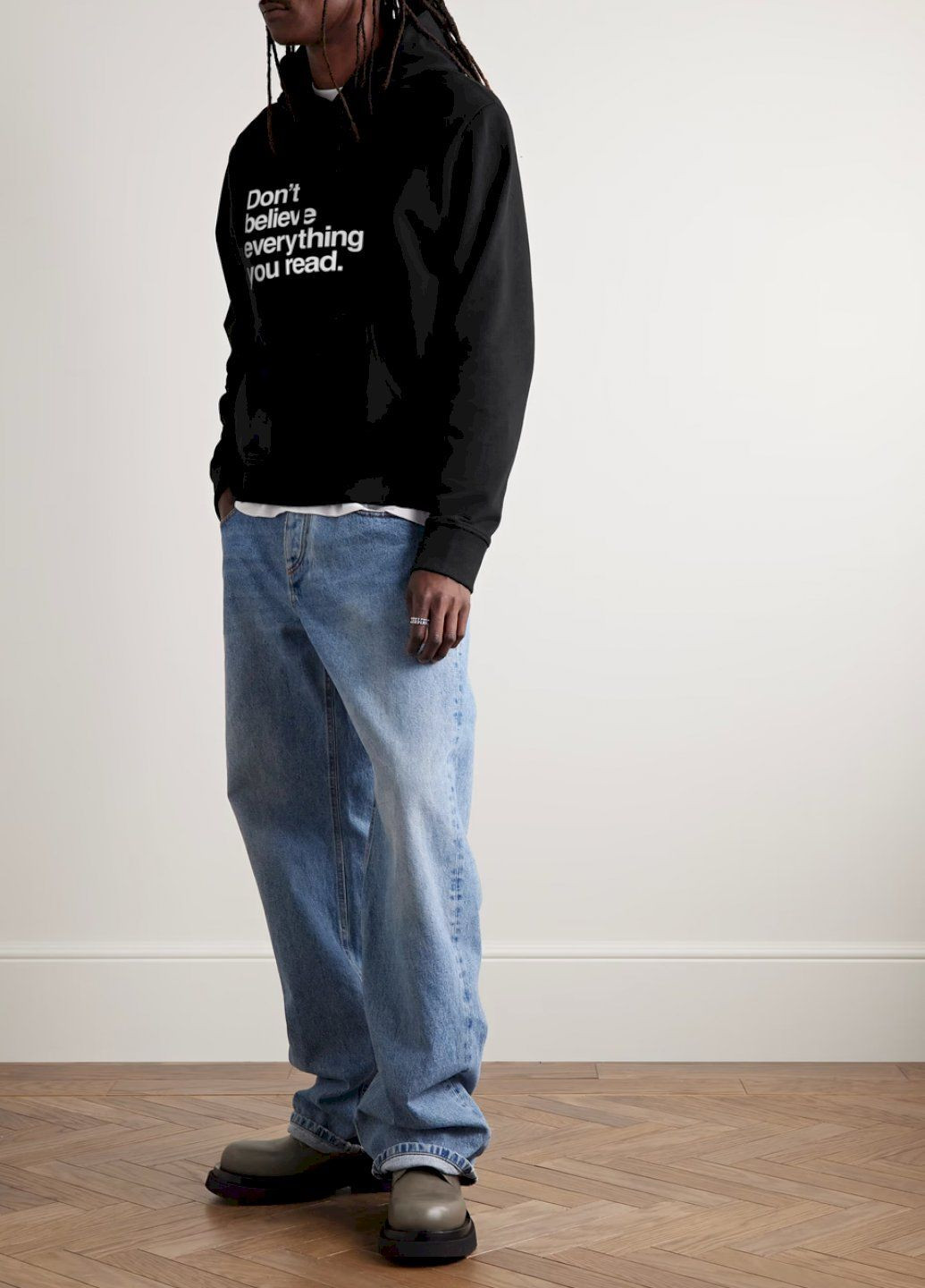 Чорний худі чоловіча чорна з флісом YAPPI малюнок (305003863)