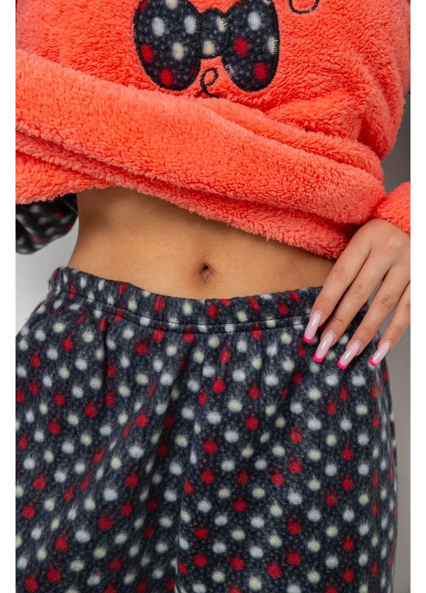 Коралловая всесезон пижама женская махра Sport Line