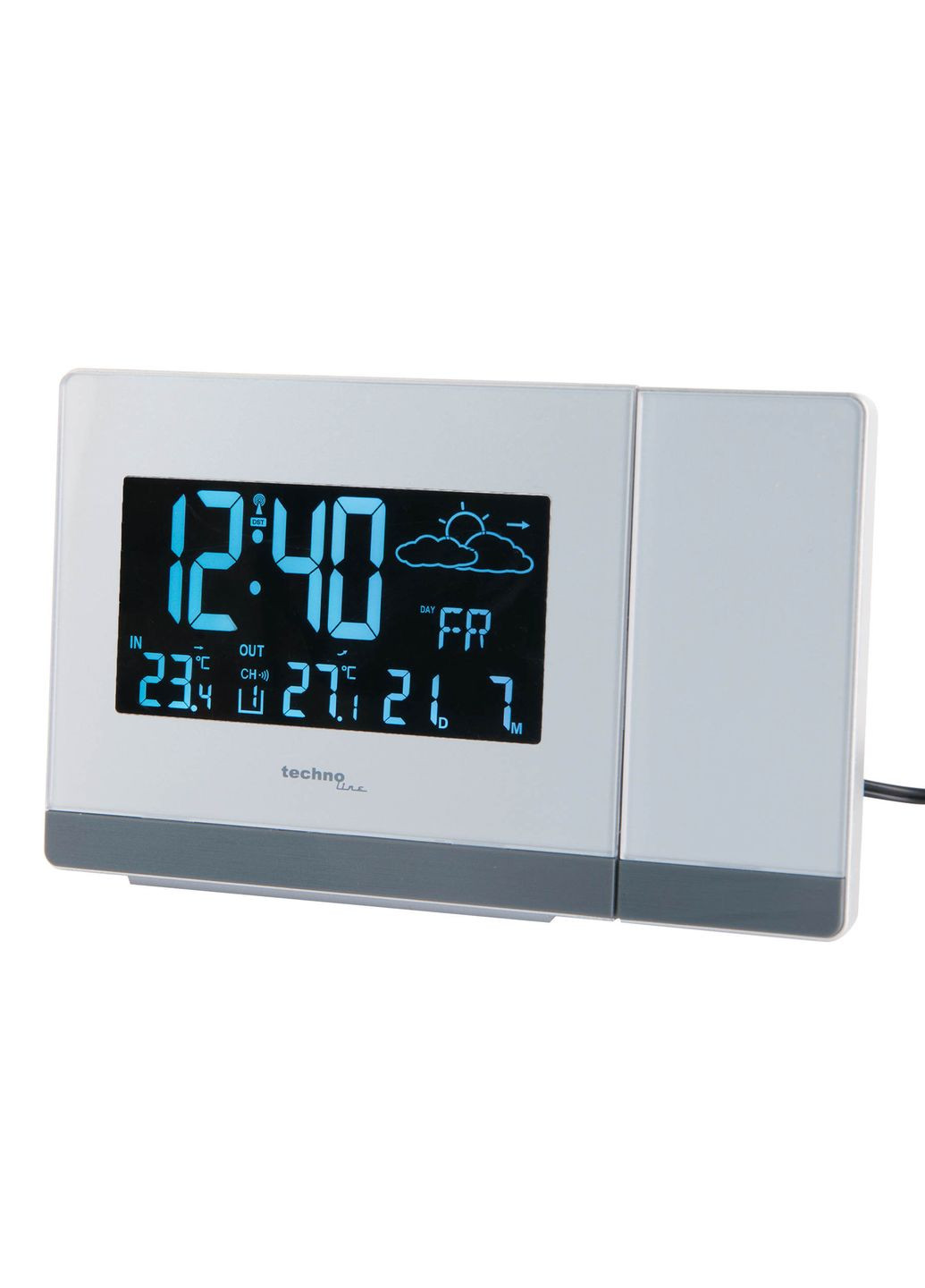 Годинник проекційний WT549 White (WT549) Technoline (315937322)