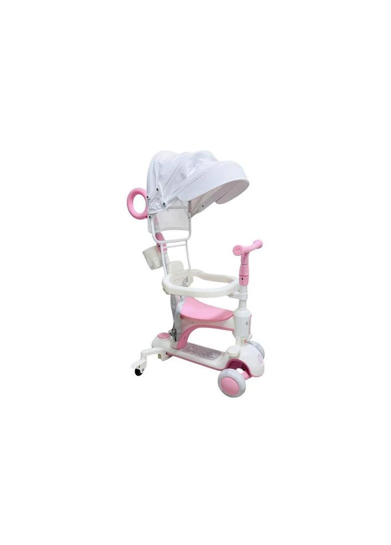 Самокат Smart Baby 669 Pink трансформер з дашком Maraton (389901419)