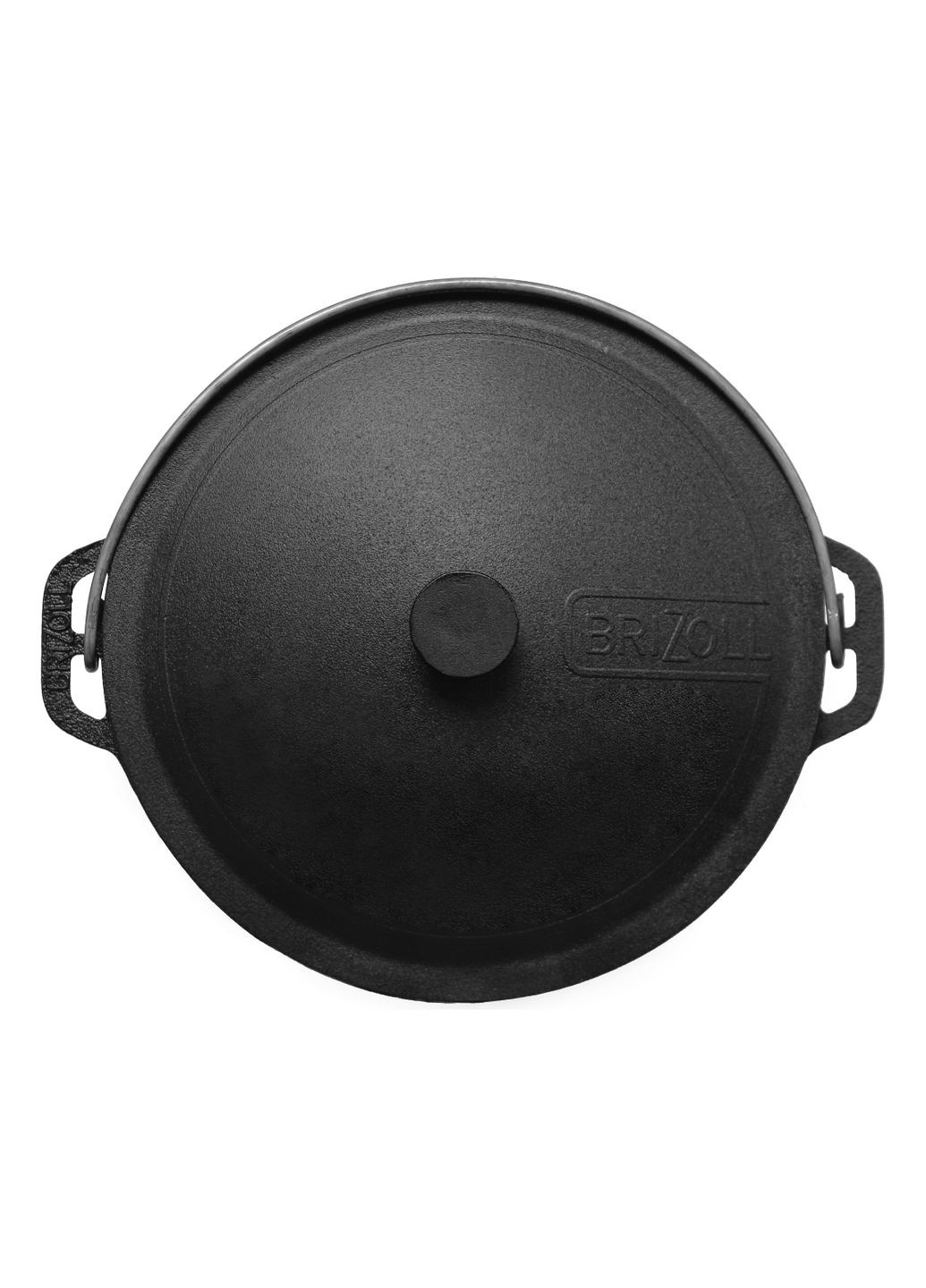 Казан чавунний туристичний з кришкою 8 л Brizoll (370619408)