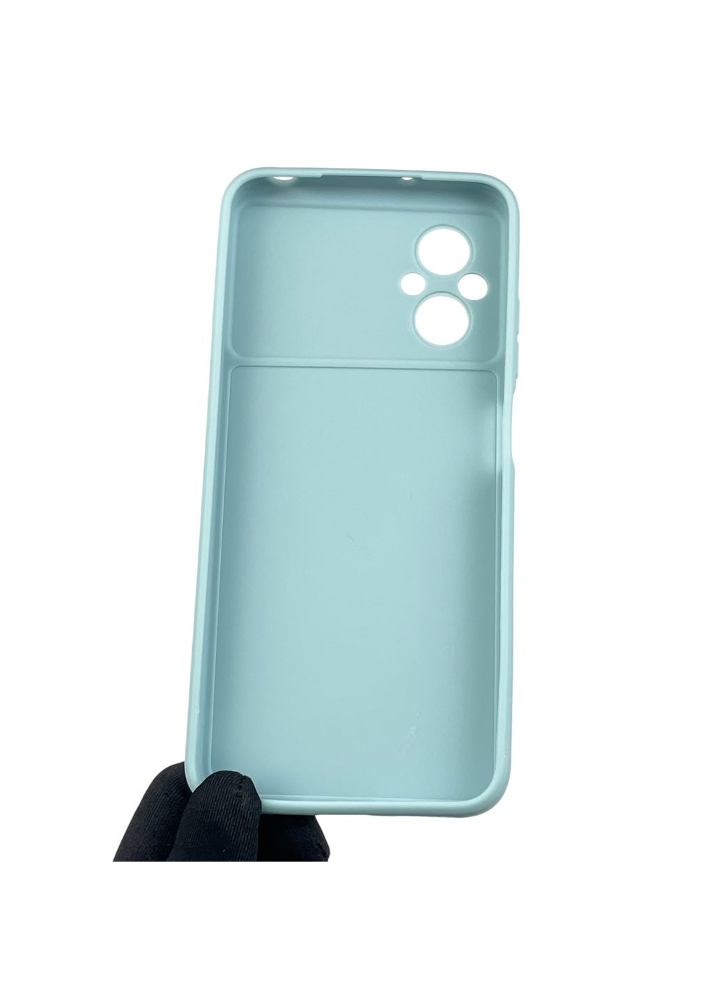 Чехол для Poco M5 с квадратными гранями с защитой камеры на сяоми поко м5 серый Xiaomi (366022430)