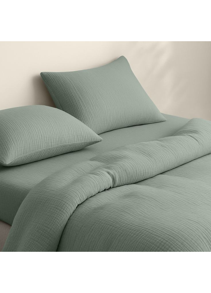 Наволочка муслін на подушку 40х60 MEDITATIVE CS1 (4822052465547) Cosas (366961485)