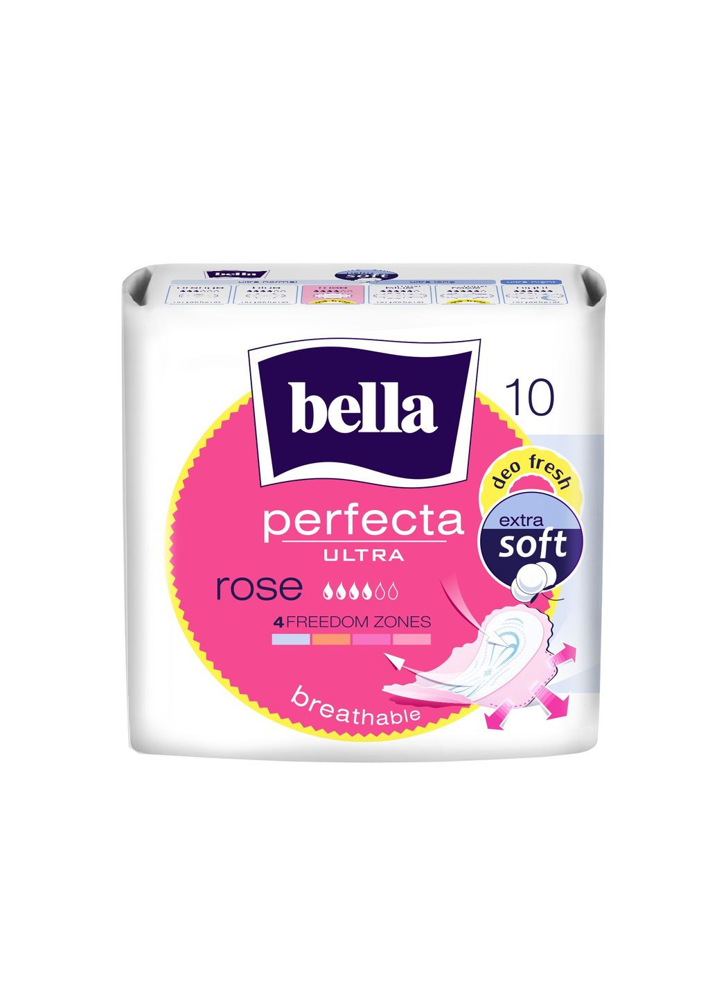 Гигиенические прокладки Perfecta ultra Rose deo fresh, 10 шт Bella (323017802)