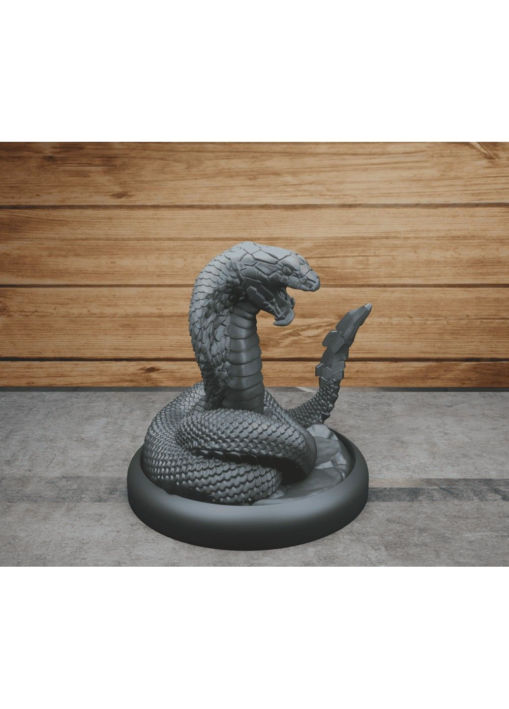 Змія Кобра на підставці. Символ 2025 року ЗаСвіт (369718432)