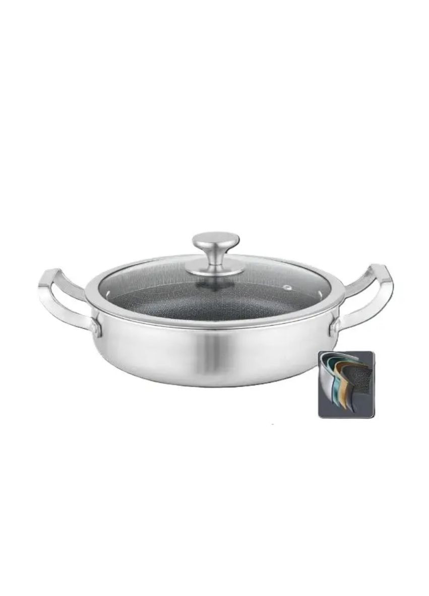 Сотейник 28 см з кришкою BN-700 Benson (315516229)