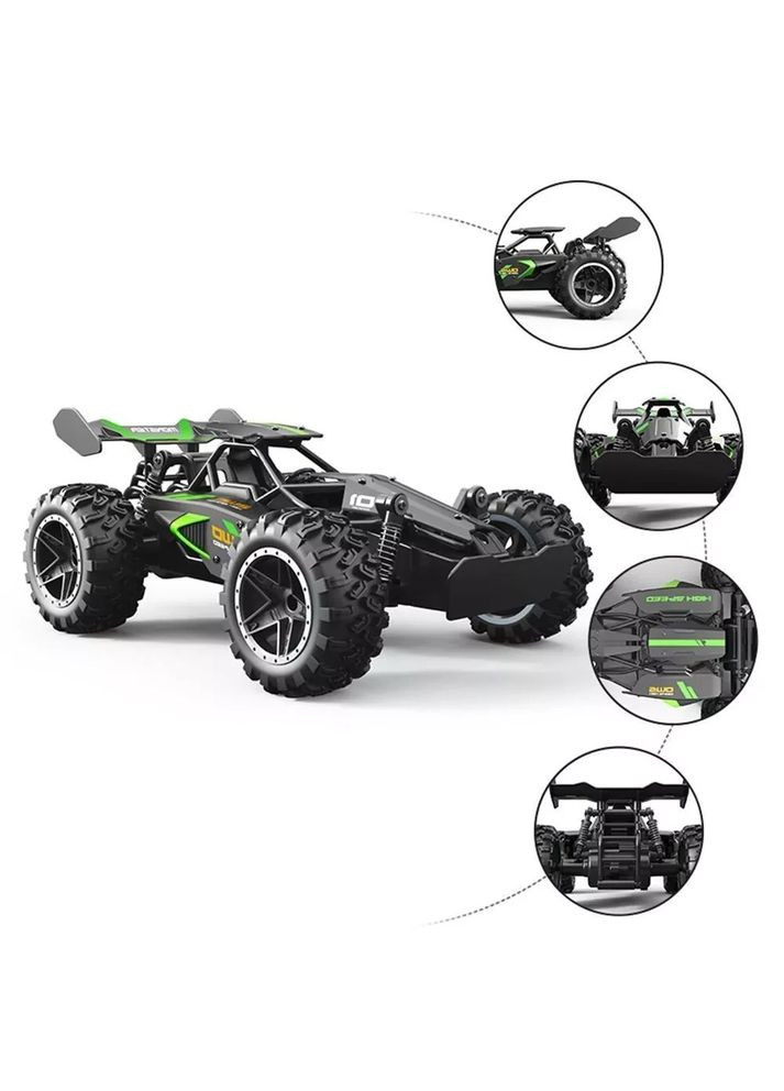 Машинка на радиоуправлении HOTDEER Off-Roader внедорожник black China (364203449)