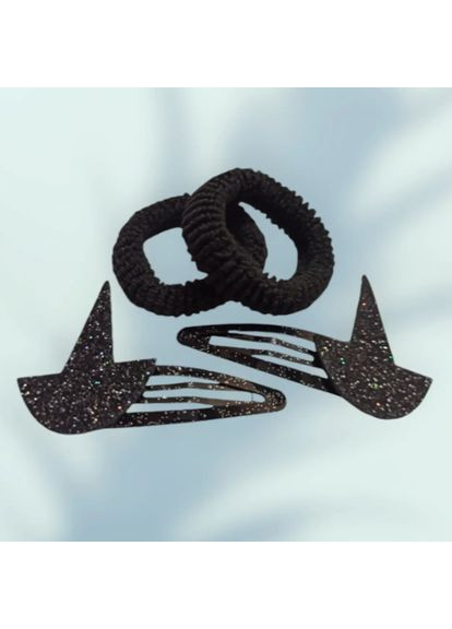 Заколки на Хелловін з резинками one size чорний Jannet Заколки та резинки (357205559)