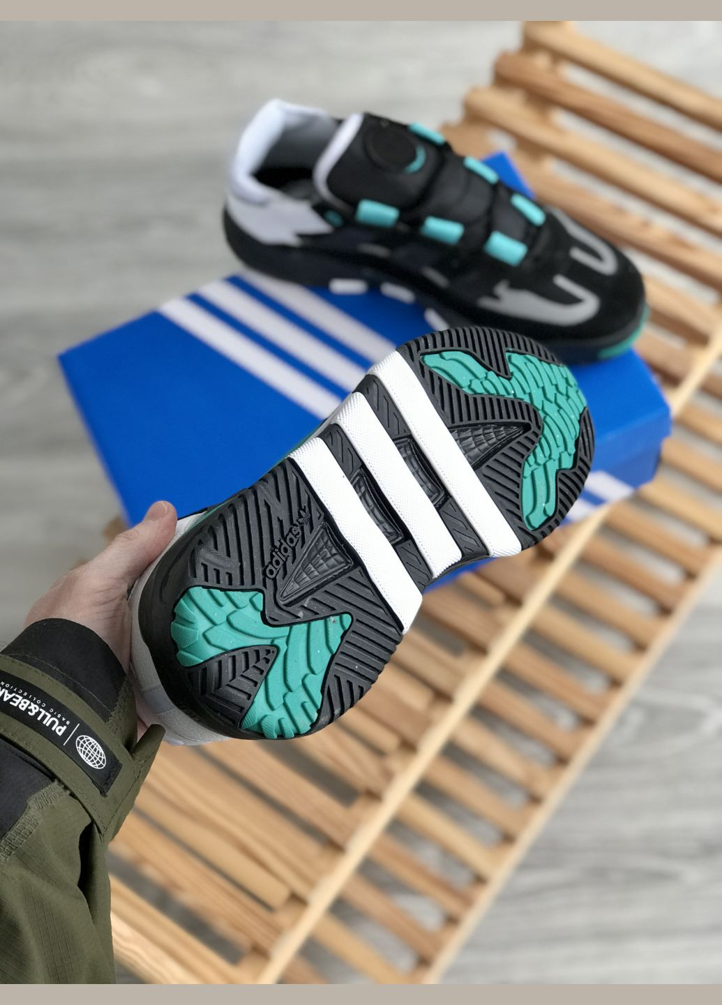 Кросівки жіночі і чоловічі Adidas Niteball black | Адідас Найтбол чорні No Brand чорні демісезони (307397760)