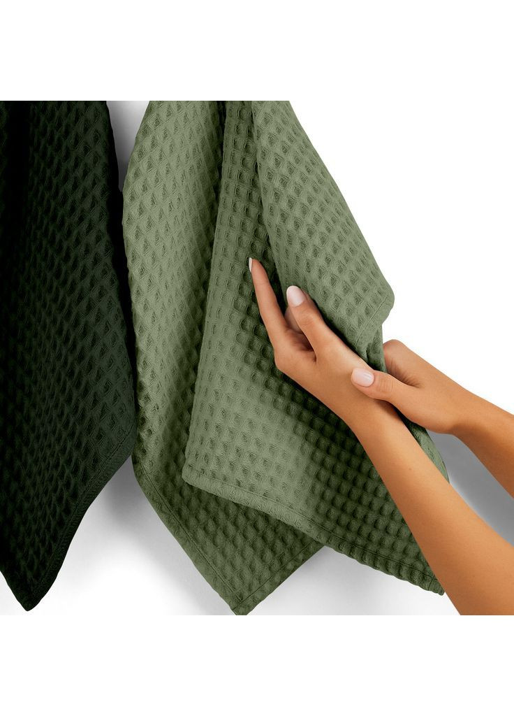 Рушник вафельний Forest Greek Waffle 30x55 см Зелений Cosas зелений