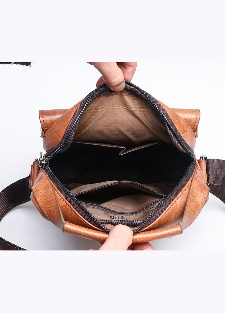 Чоловіча планшет світло-коричневий (722ДКск) Jeep сумка (341085567)