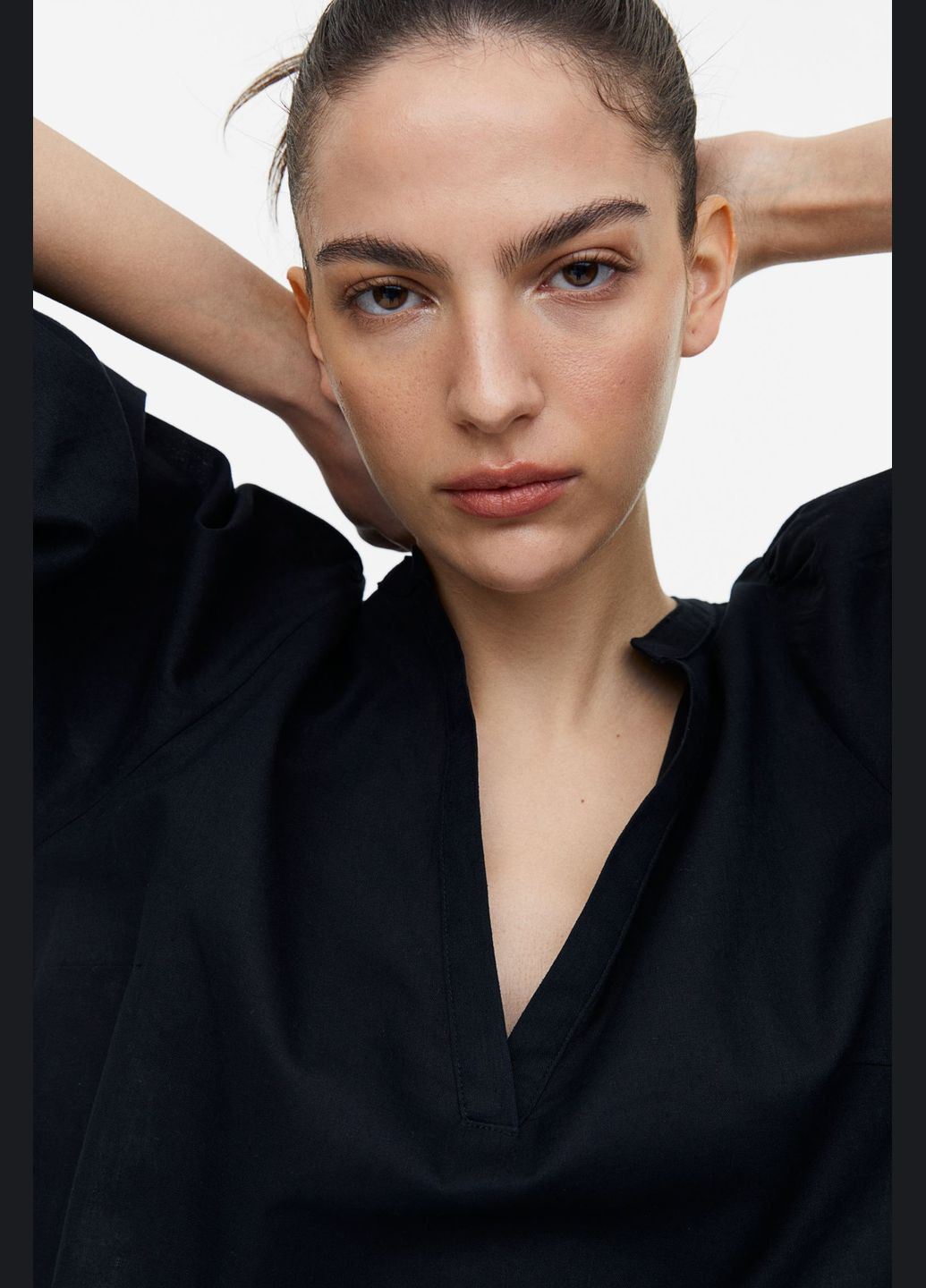 Чорна повсякденний плаття, сукня H&M однотонна