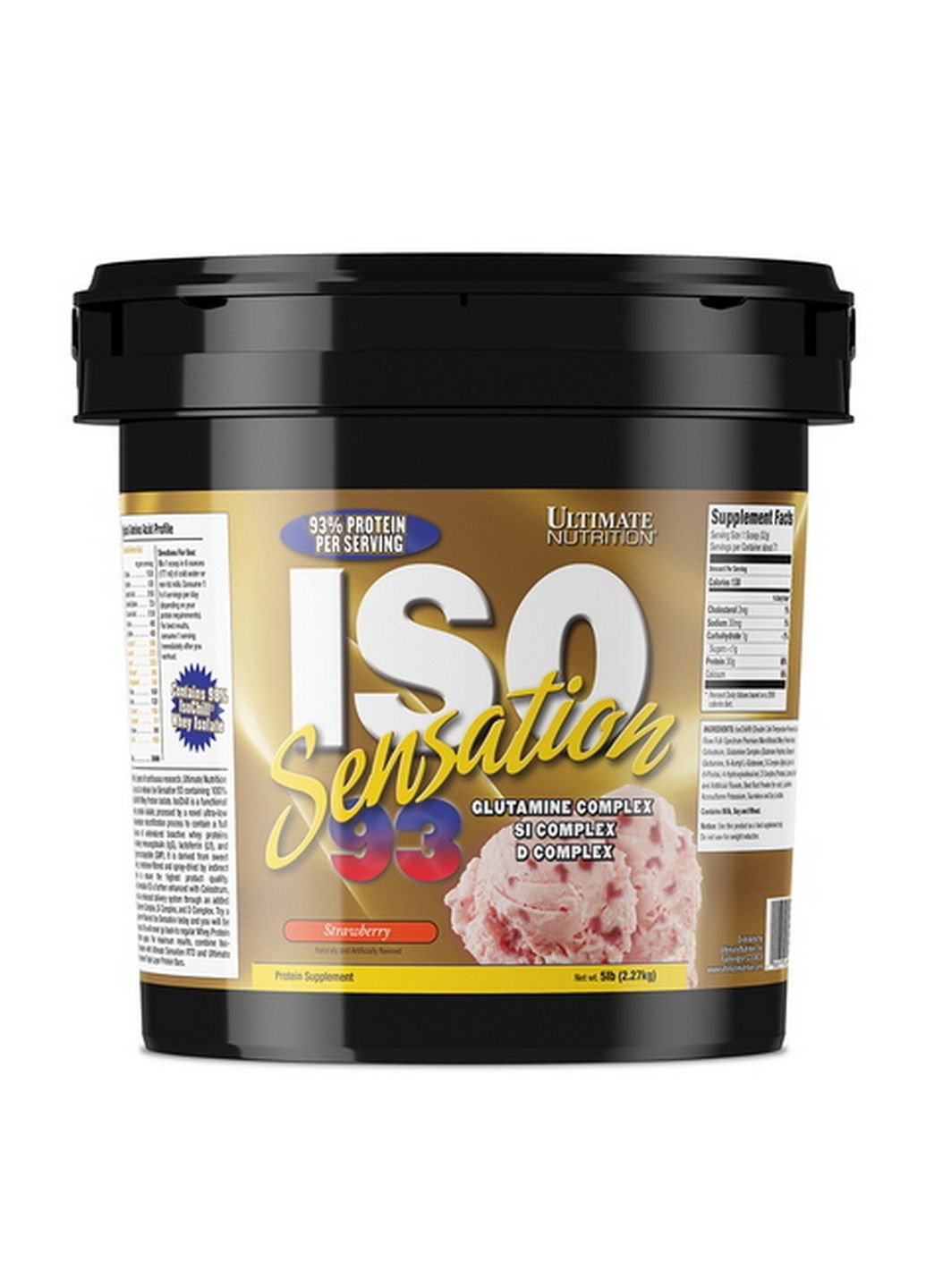 Протеїн Ultimate Iso Sensation, 2.27 кг Полуниця Ultimate Nutrition (293482173)