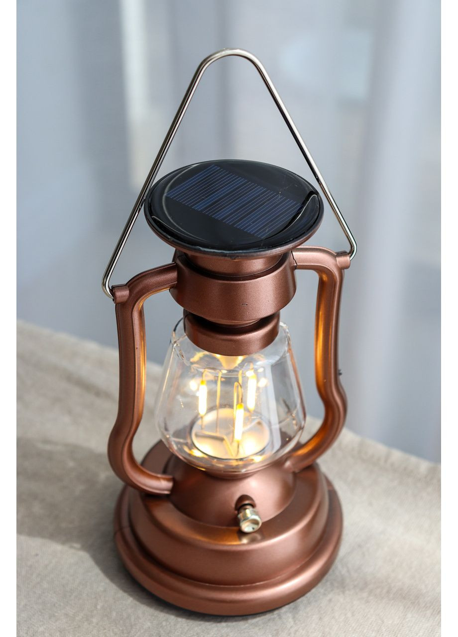 Ліхтарик на сонячній батареї mini (бронзовий) 19 см. Oris (354832688)