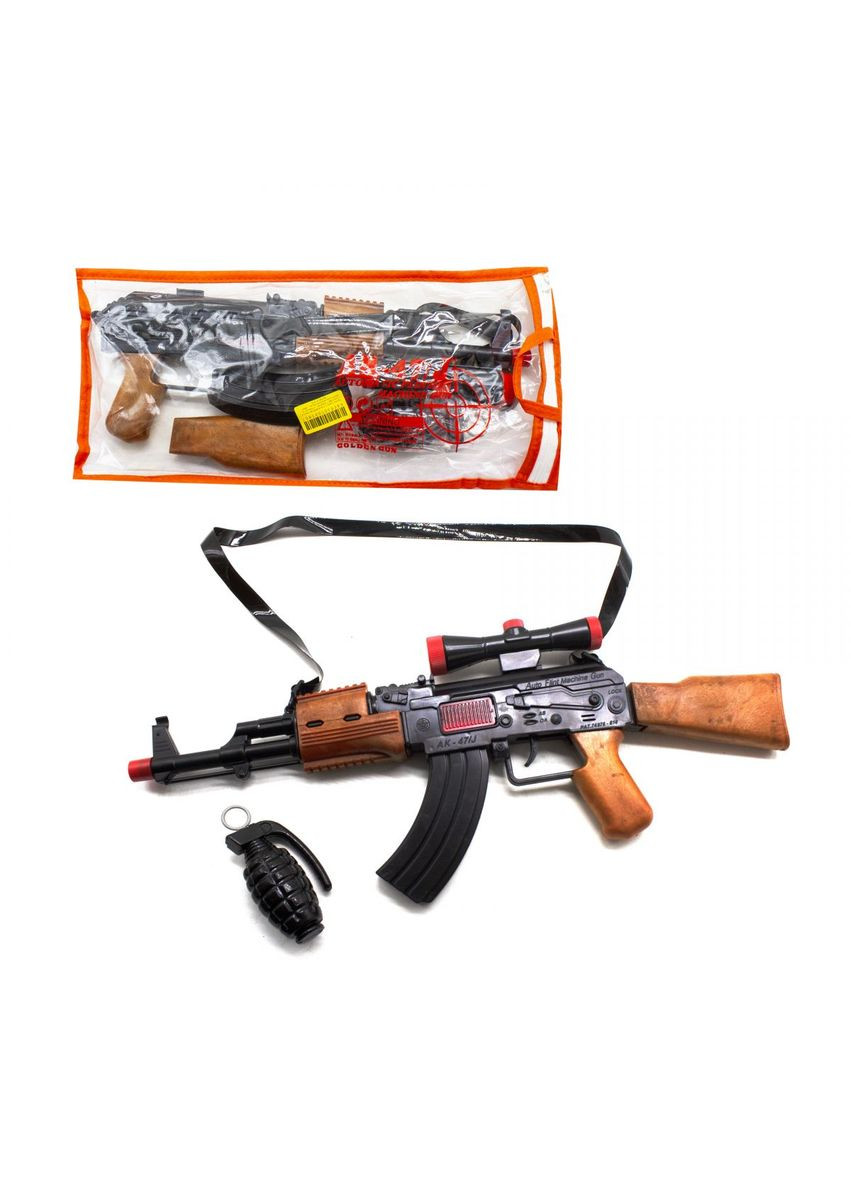 Автомат-трещетка "AK-47" с гранатой MIC (292141911)