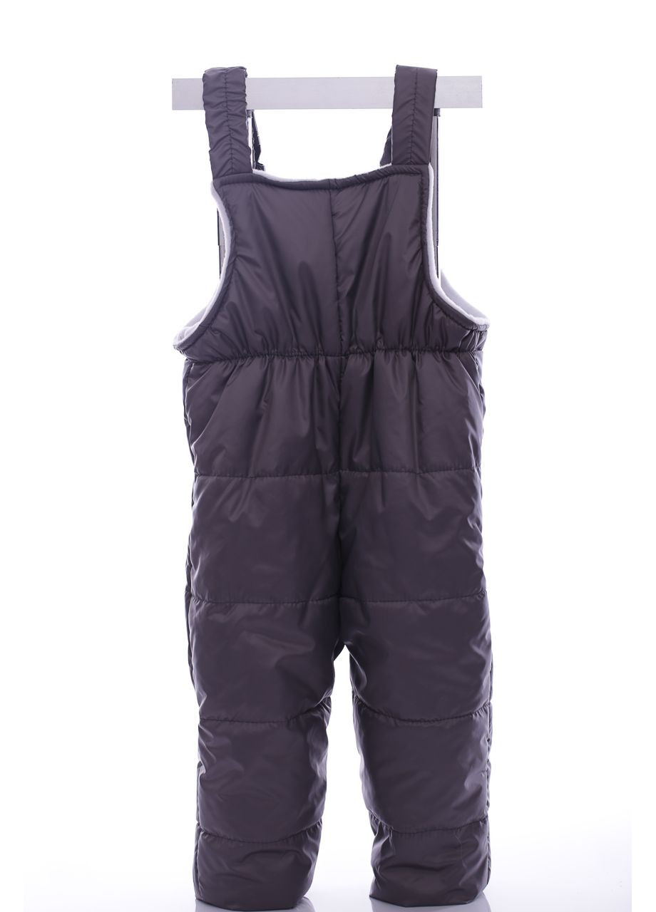 Сірий демісезонний комбінезон для хлопчика на холлофайбері малюк сірий 80 см (44765) BABYKROHA