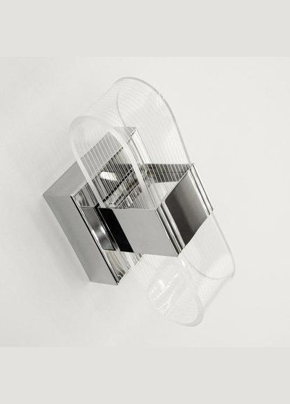 Светильник светодиодный настенный, бра LUMIERA SQUARE 12W ON/OFF CHROME/CLEAR 220V IP20 Luminaria (329440038)