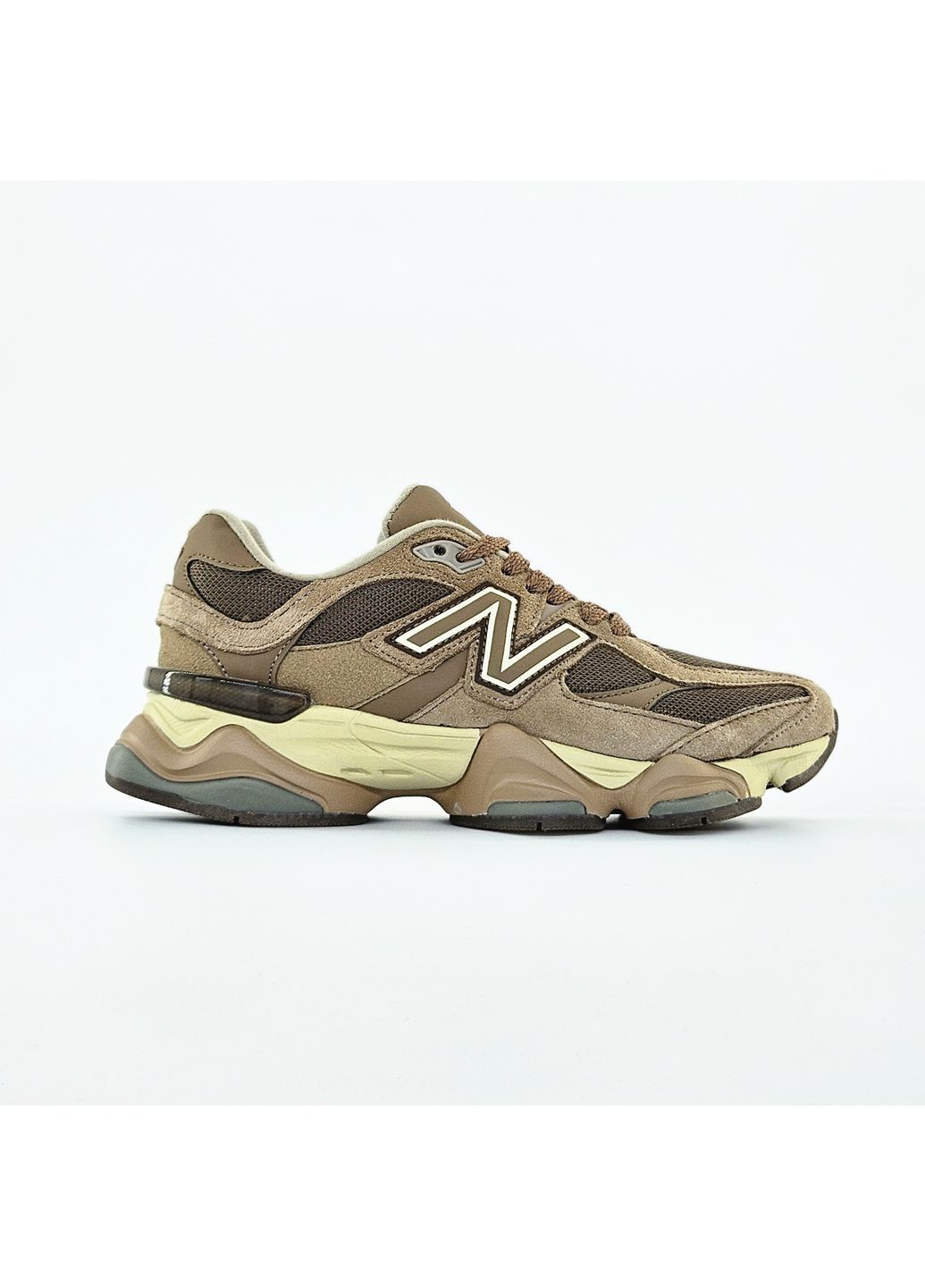 Коричневі Осінні кросівки чоловічі і жіночі new balance 9060 beige brown | нью беланс 9060 коричневі No Brand