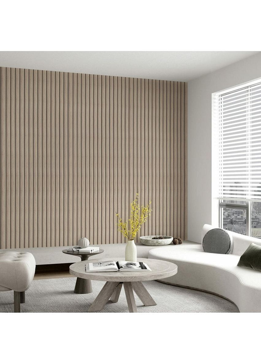 Рейка декоративна PS 2900х120х12мм дуб SW-00002143- Sticker Wall (353968226)