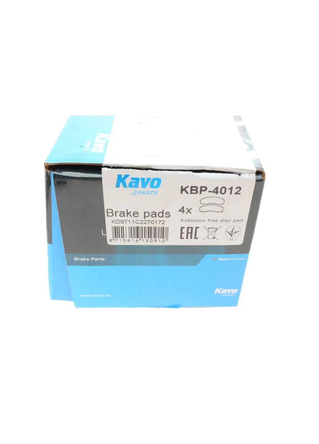 Колодки тормозные (передние) Kia Carnival/K2500/Pregio 97 PARTS KBP-4012 RU63 No Brand (354768795)