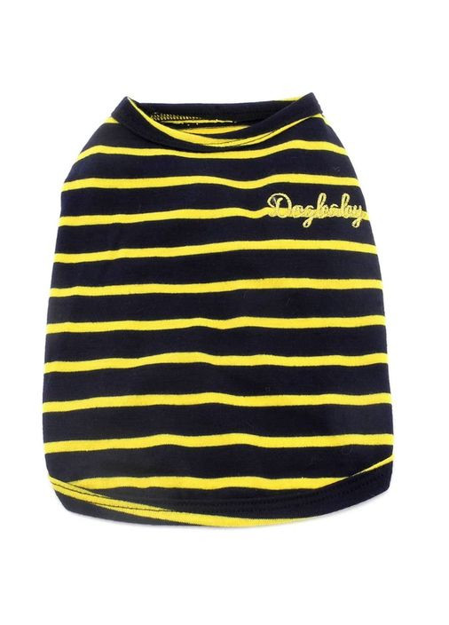 Костюм (футболка) для собак та котів, розмір М, у жовту смужку No Brand (368709899)