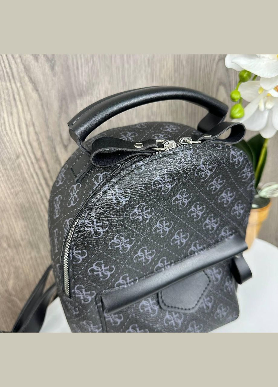 Жіночий міні рюкзак прогулянковий Чорний No Brand (301083177)