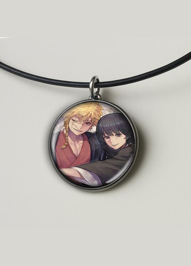 Подвеска (кулон) Аниме Адский рай #05 (круглый) No Brand (328050924)