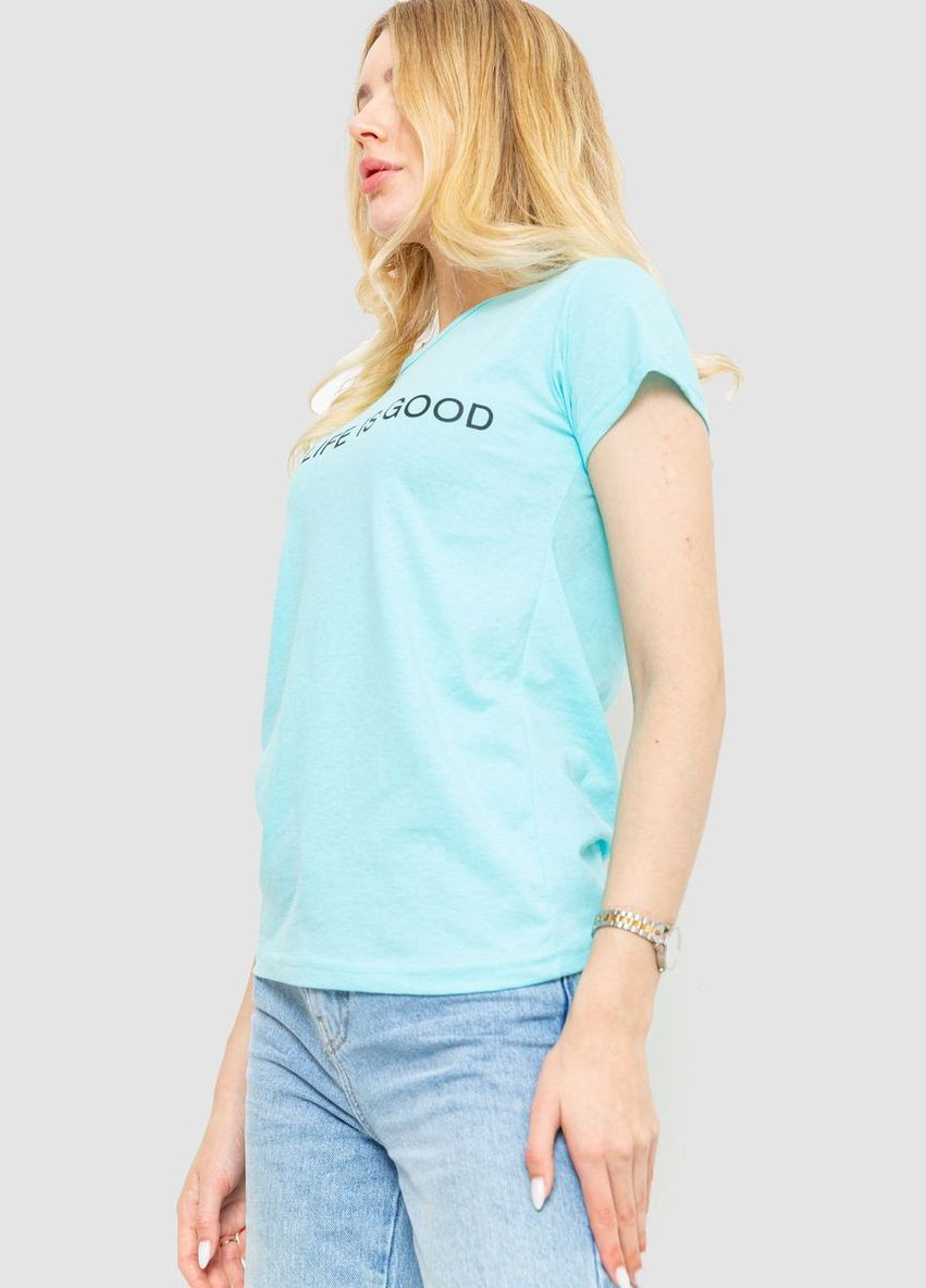 Футболка женская с принтом, цвет красный, Ager - (279537349)