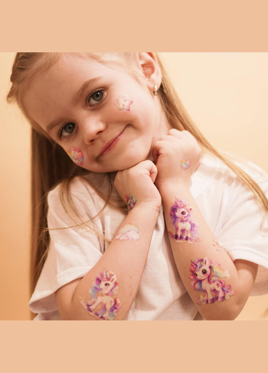 Тимчасове тату "Акварельні єдинороги" Arley Sign (293510457)
