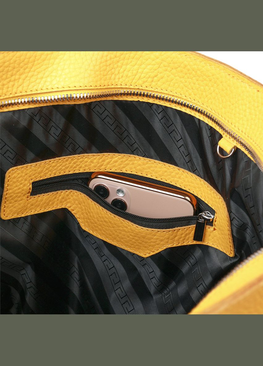 Сумка женская кожаная через плечо 16358 Желтый Shvigel (302008581)