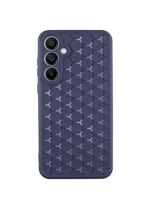 Чохол TPU Honeycomb для Samsung Galaxy A35 Темно-синій Epik (372972233)