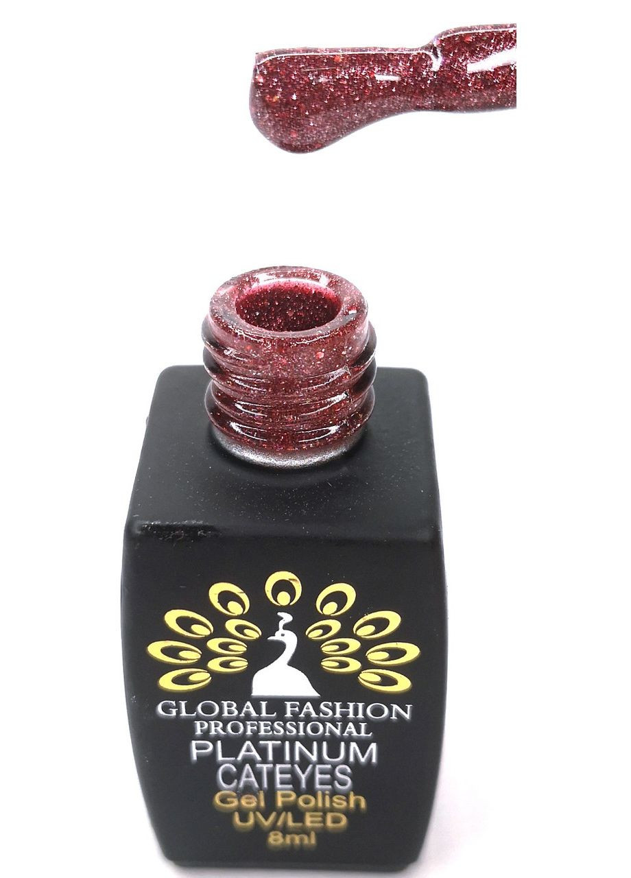 Гельлак Global №9 светоотражающий кошачий глаз 8мл. CatEyes Global Fashion (297922786)