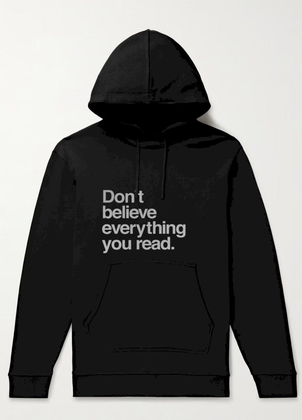 Чорний худі чоловіча чорна з флісом YAPPI малюнок (305003863)