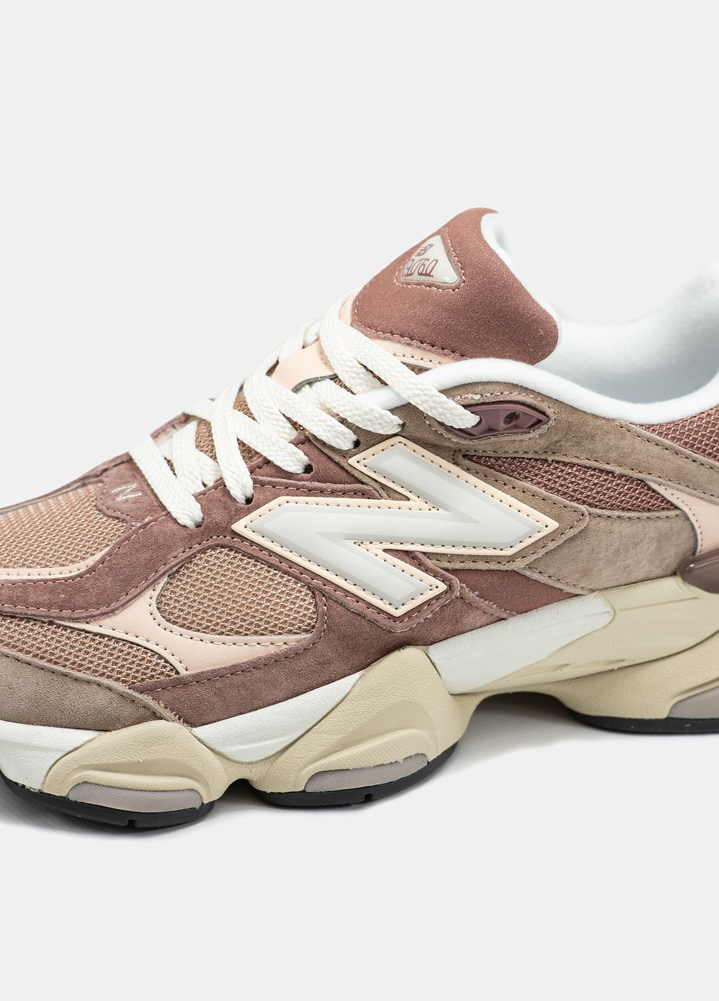 Кросівки жіночі і чоловічі New Balance 9060 beige brown | Нью Беланс 9060 бежеві коричневі No Brand бежеві демісезони (315883739)