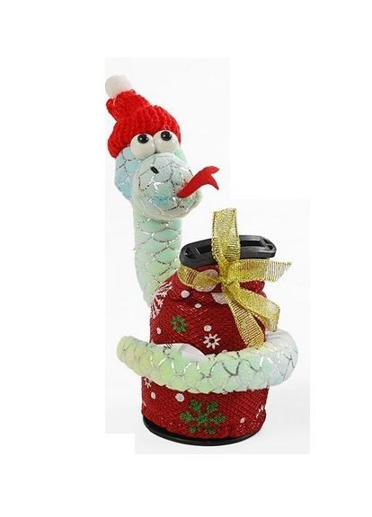 Скарбничка M 17627 Змія (символ року), висота - 16 см, пісня а укрюмови (6900077176278) Вид 3 No Brand (315423281)