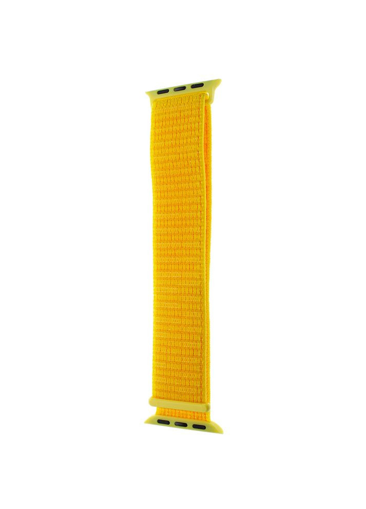 Нейлоновий ремінець для Apple Watch 42/44/45/49 mm Egg Yellow No Brand (304730455)