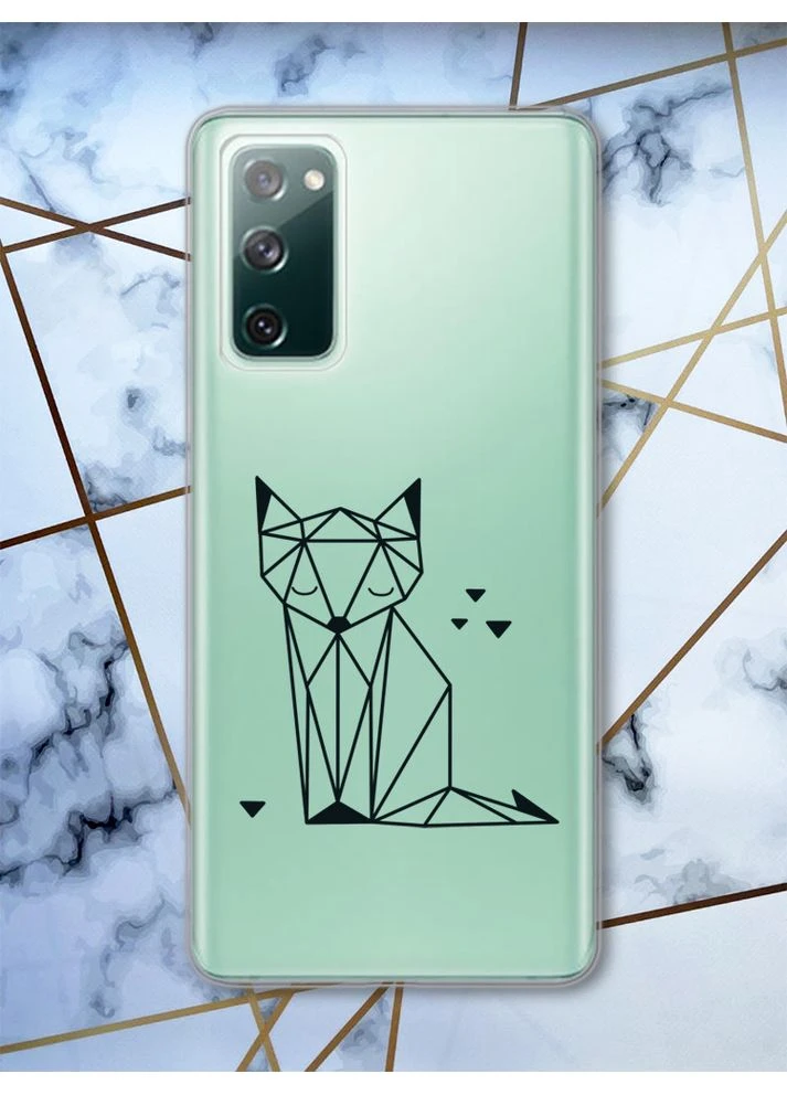 Прозорий чохол на Samsung Galaxy S20 FE Лисиця принт 126 Creative (359484066)