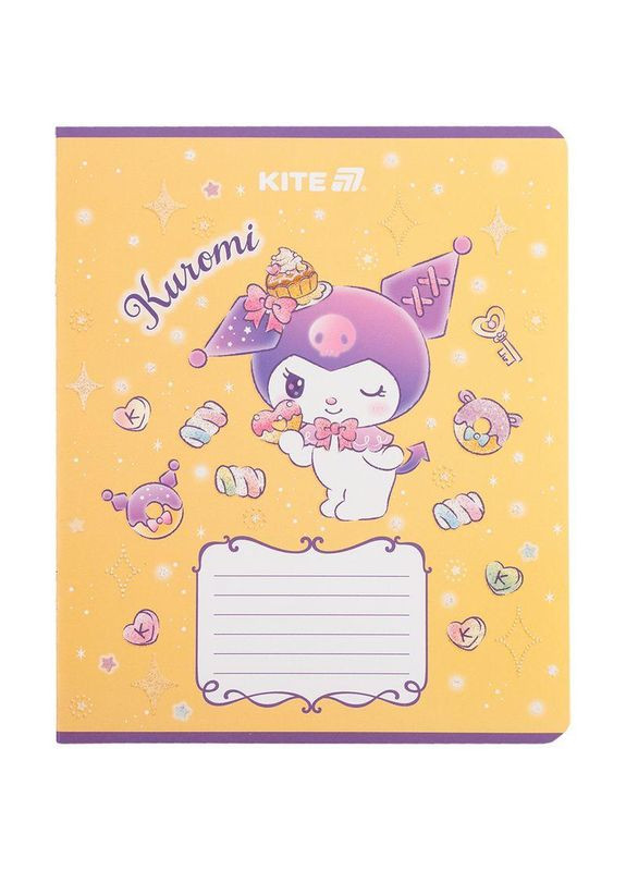 Зошит 12 л., кл., УФ-лак + глітер, HK-3 (HK25-232-3) Kite (362426708)