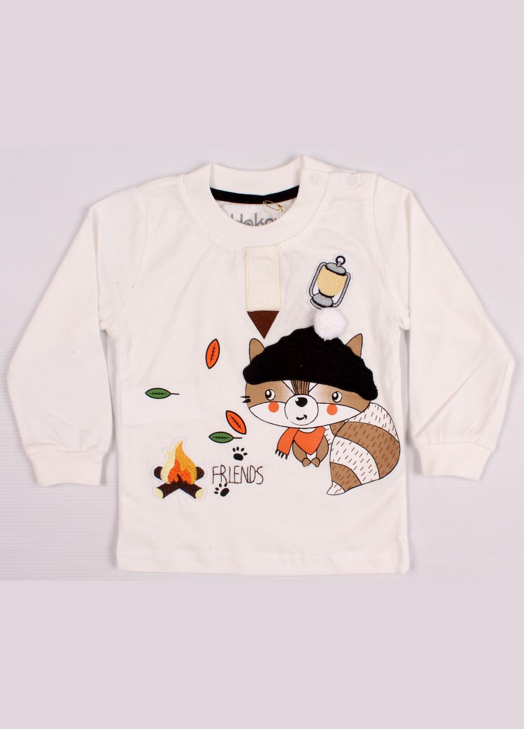 Футболка С Довгим Рукавом 06062 Кремовий Haknur (306715435)