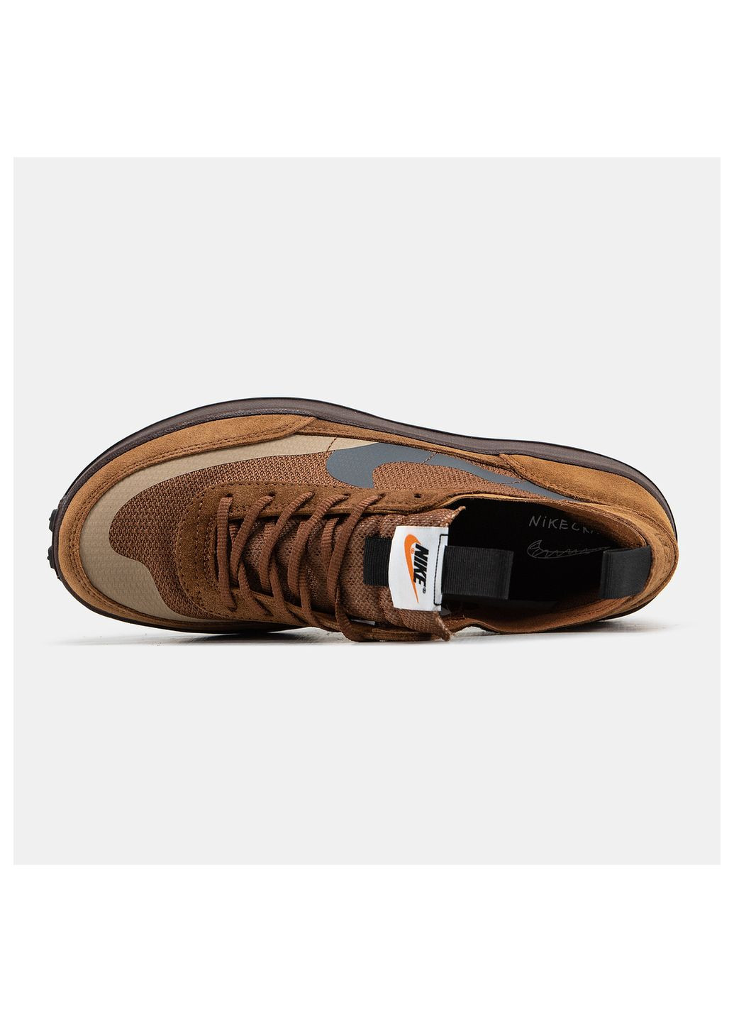 Світло-коричневі Осінні кросівки чоловічі Nike Craft x Tom Sachs