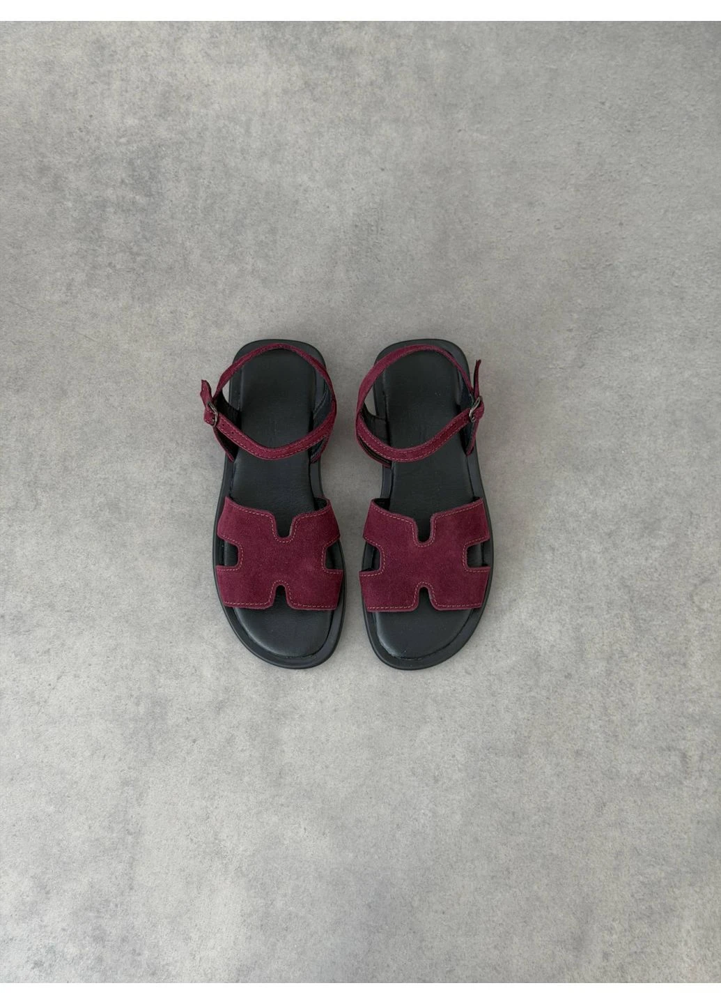 Замшеві жіночі босоніжки No Brand (398625897)